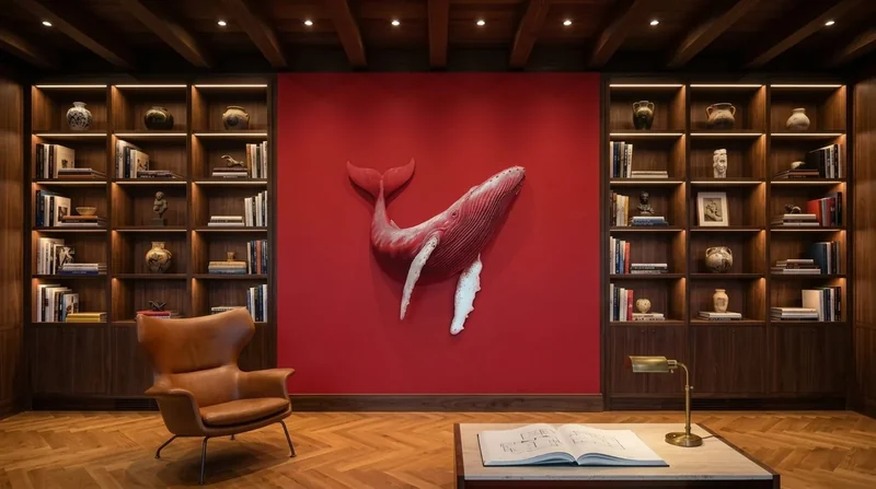 Library: Red whale