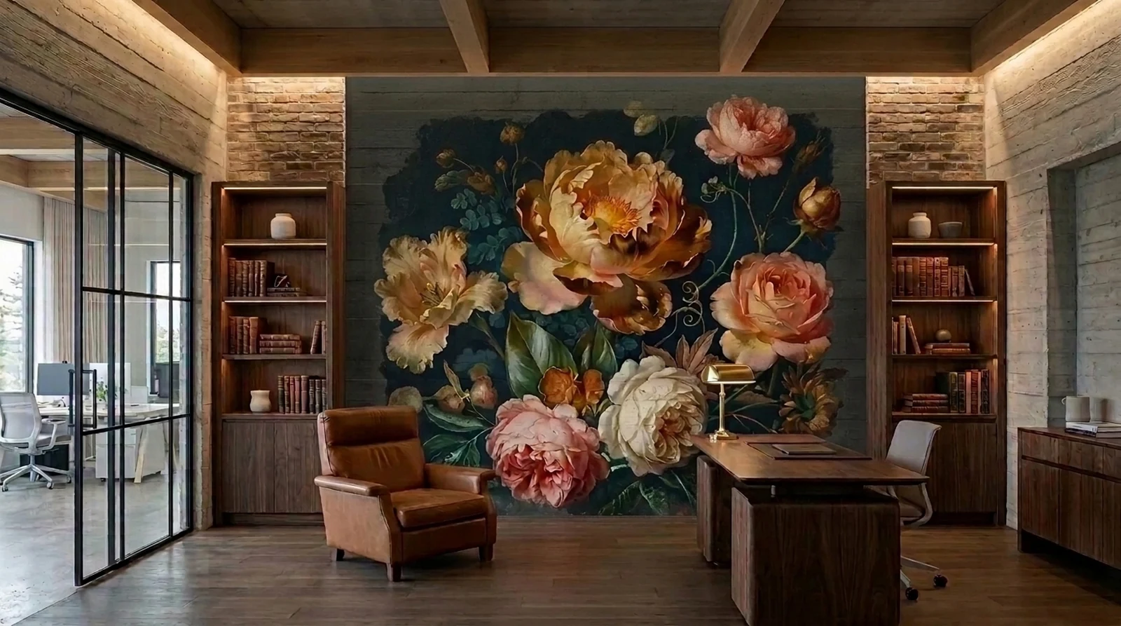 Study: Dutch flowers on concrete