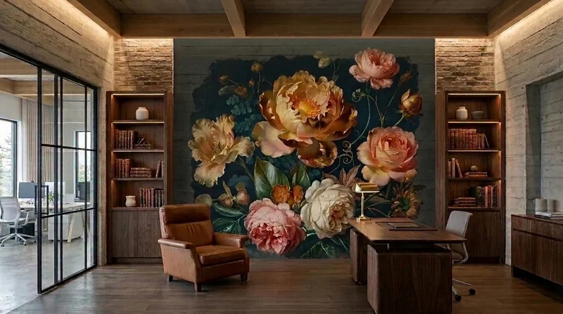 Study: Dutch flowers on concrete