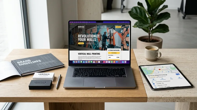 Setup service: Brand identity + website development + SEO foundation